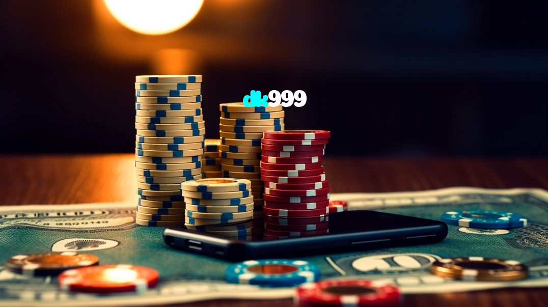 dk999 casino presented on mobile device in Pakistan with slots and live games